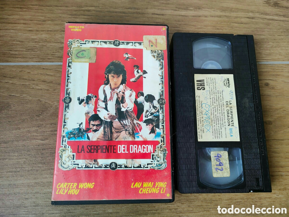 Cinema: La serpiente del drag&oacute;n vhs caja grande