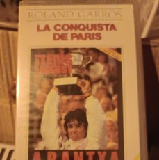 Cine: PRECINTADO VHS ROLAND GARROS (PRECINTADA) - LA CONQUISTA DE PARIS - ARANTXA - VIDEO COLLECTION 1989