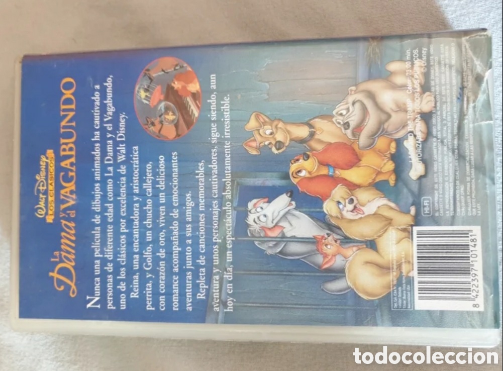 Cine: La dama y el vagabundo. VHS - Foto 2