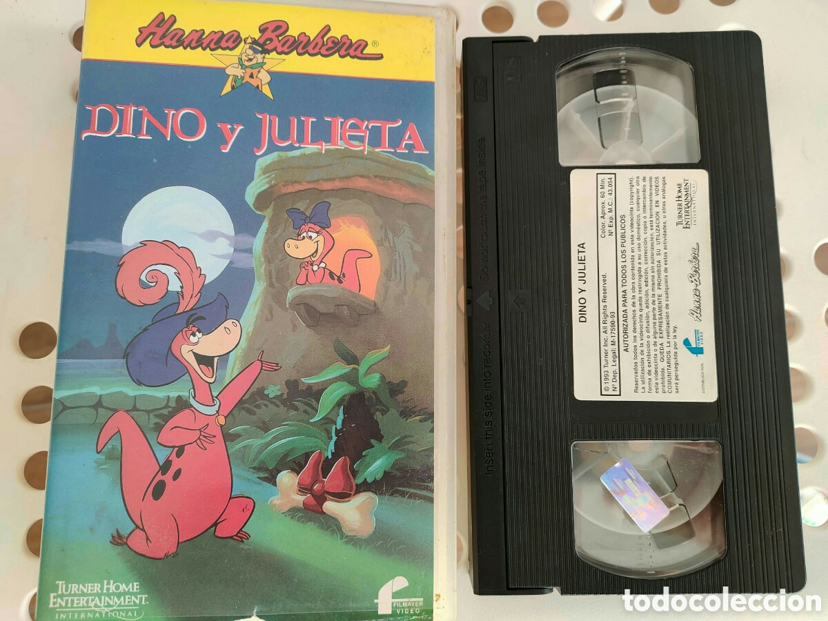 Cine: Dino y Julieta vhs Filmayer Hanna Barbera