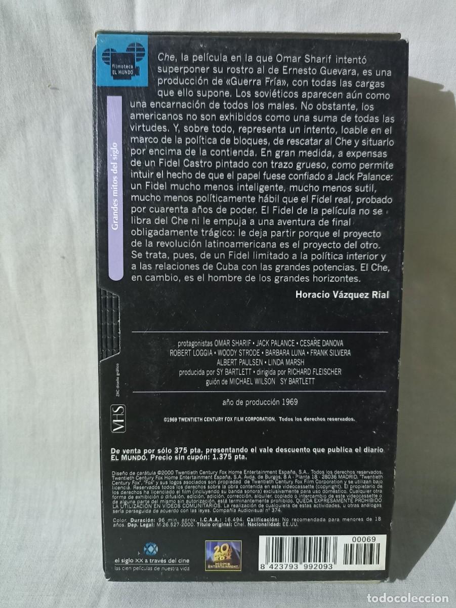 Cine: Che, pel&iacute;cula en vhs - Foto 3