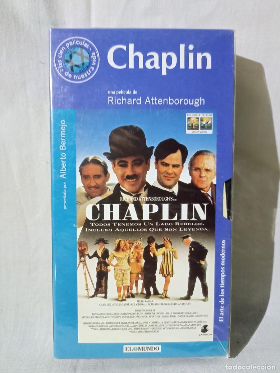 Cine: Chaplin, pel&iacute;cula en vhs - Foto 1