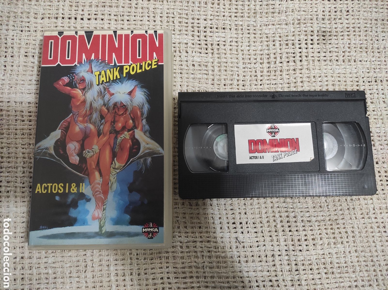 Cinema: VHS - DOMINION TANK POLICE - MANGA - ANIME