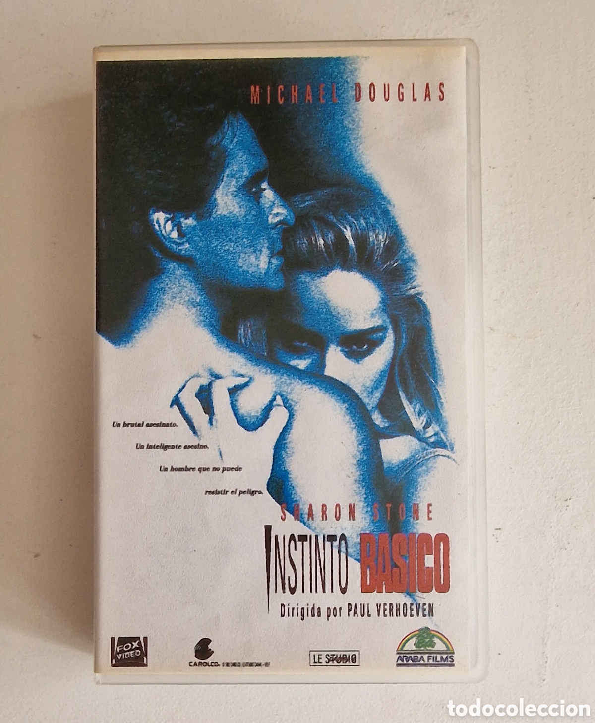 Cine: Pel&iacute;cula INSTINTO B&Aacute;SICO VHS - Foto 1