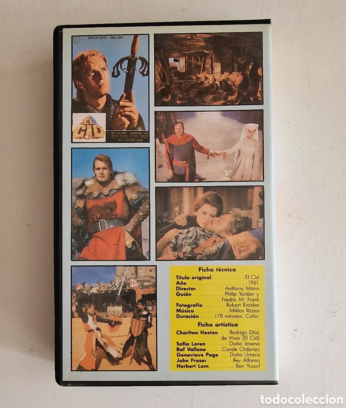 Cine: Pel&iacute;cula EL CID VHS - Foto 2