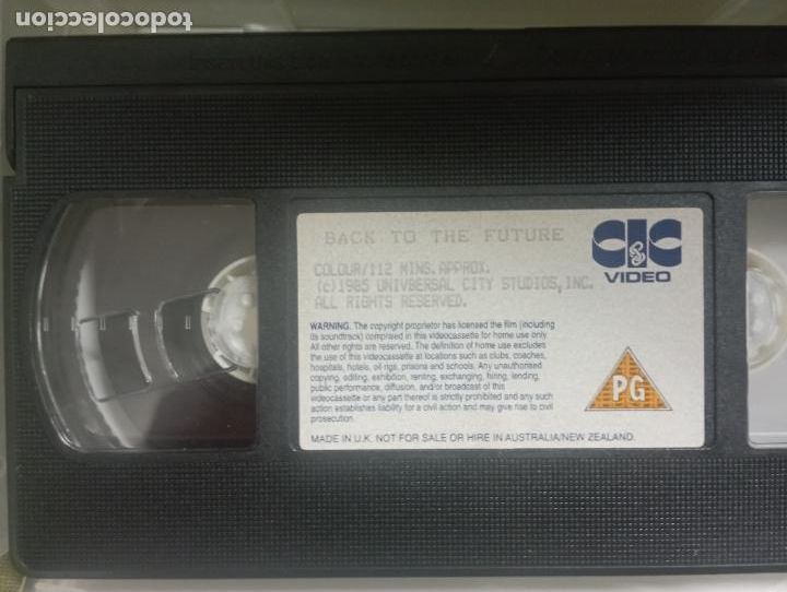 Cine: BACK TO THE FUTURE VHS-CIC -UNIVERSAL - Foto 2