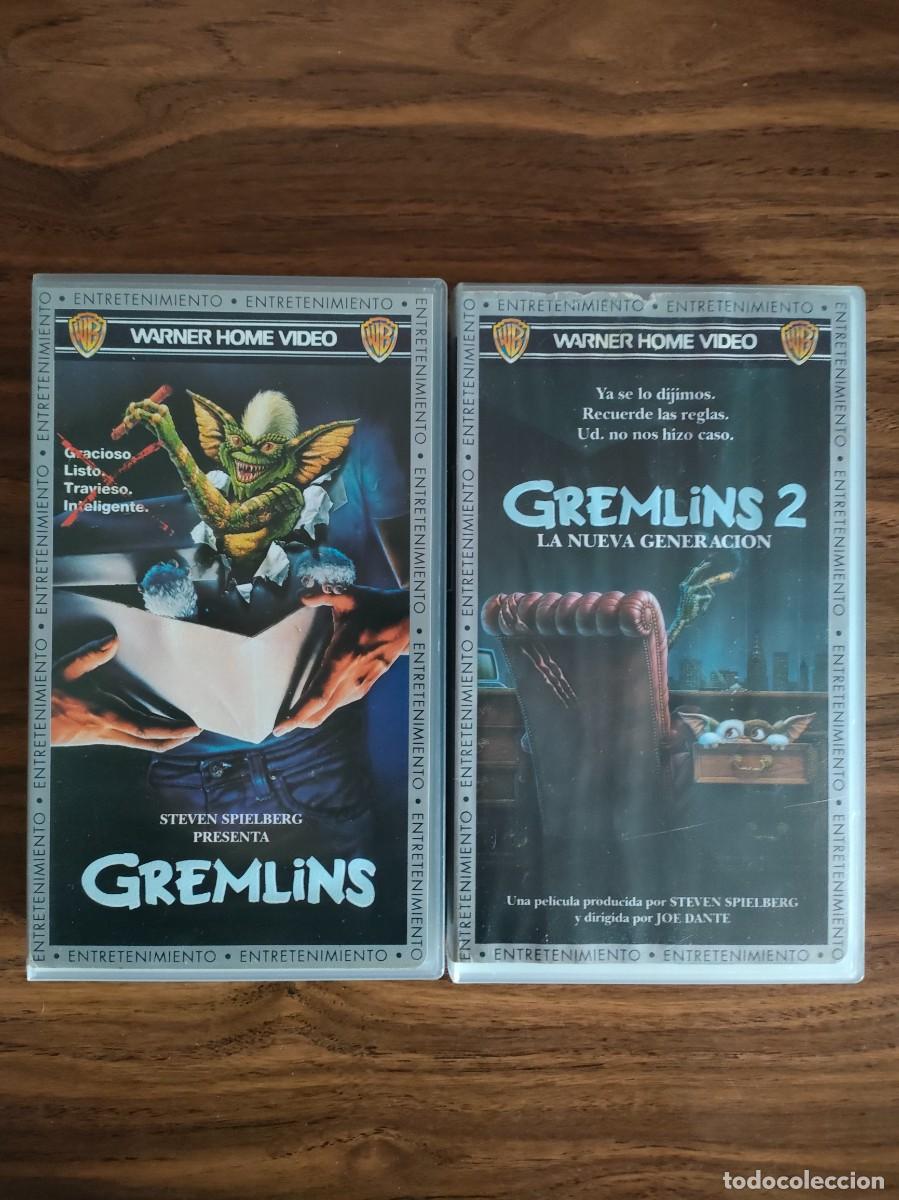 Cine: LOTE 2 VHS GREMLINS 1 Y 2 - Foto 1