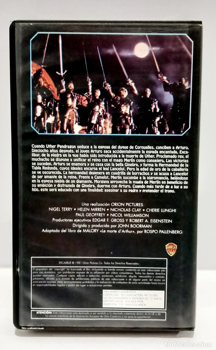 Cine: EXCALIBUR PELICULA VHS - Foto 3