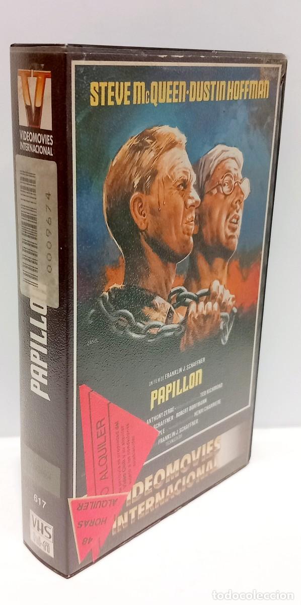 Cine: PAPILLON PELICULA VHS - Foto 3