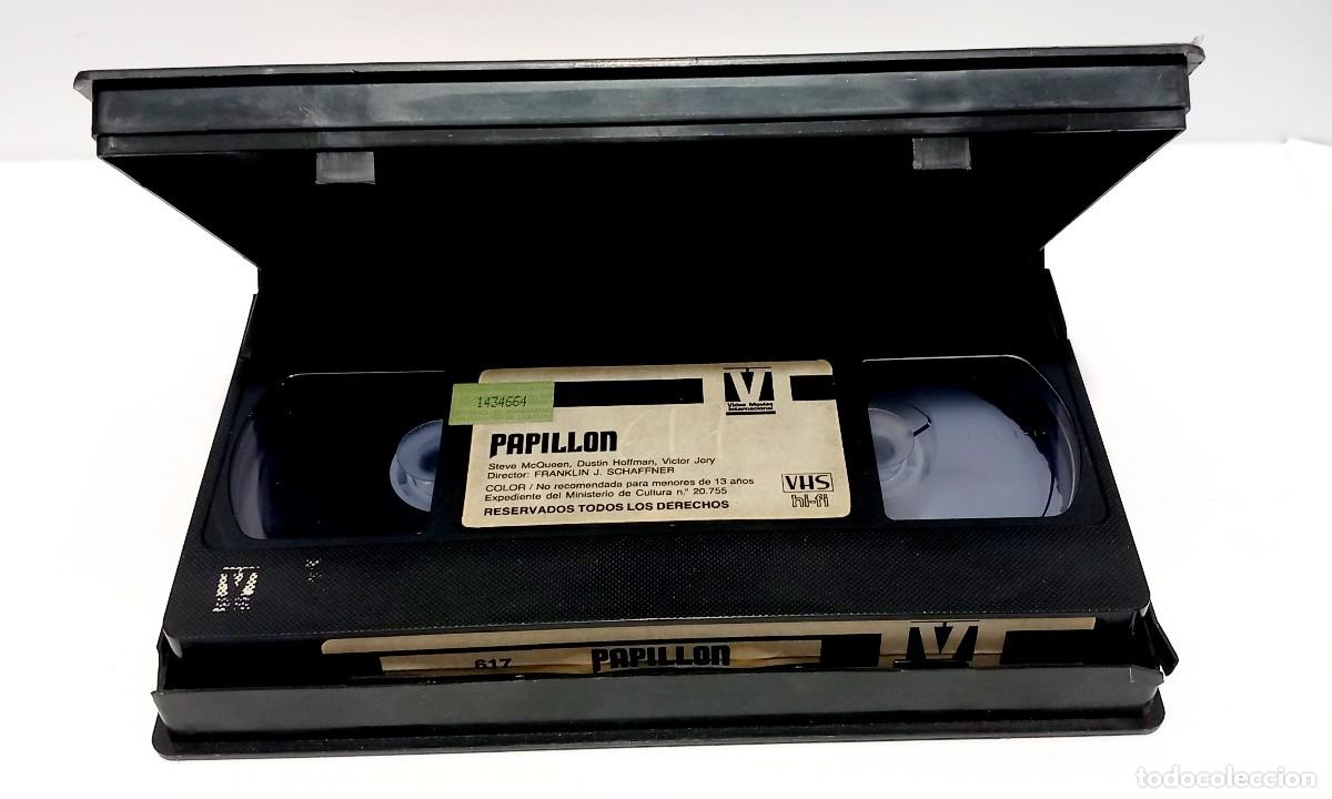 Cine: PAPILLON PELICULA VHS - Foto 4