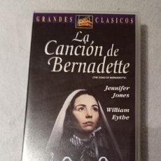 Cine: VHS - LA CANCION DE BERNADETTE -- JENNIFER JOMES- WILLIAM EYTHE ---VER FOTOS