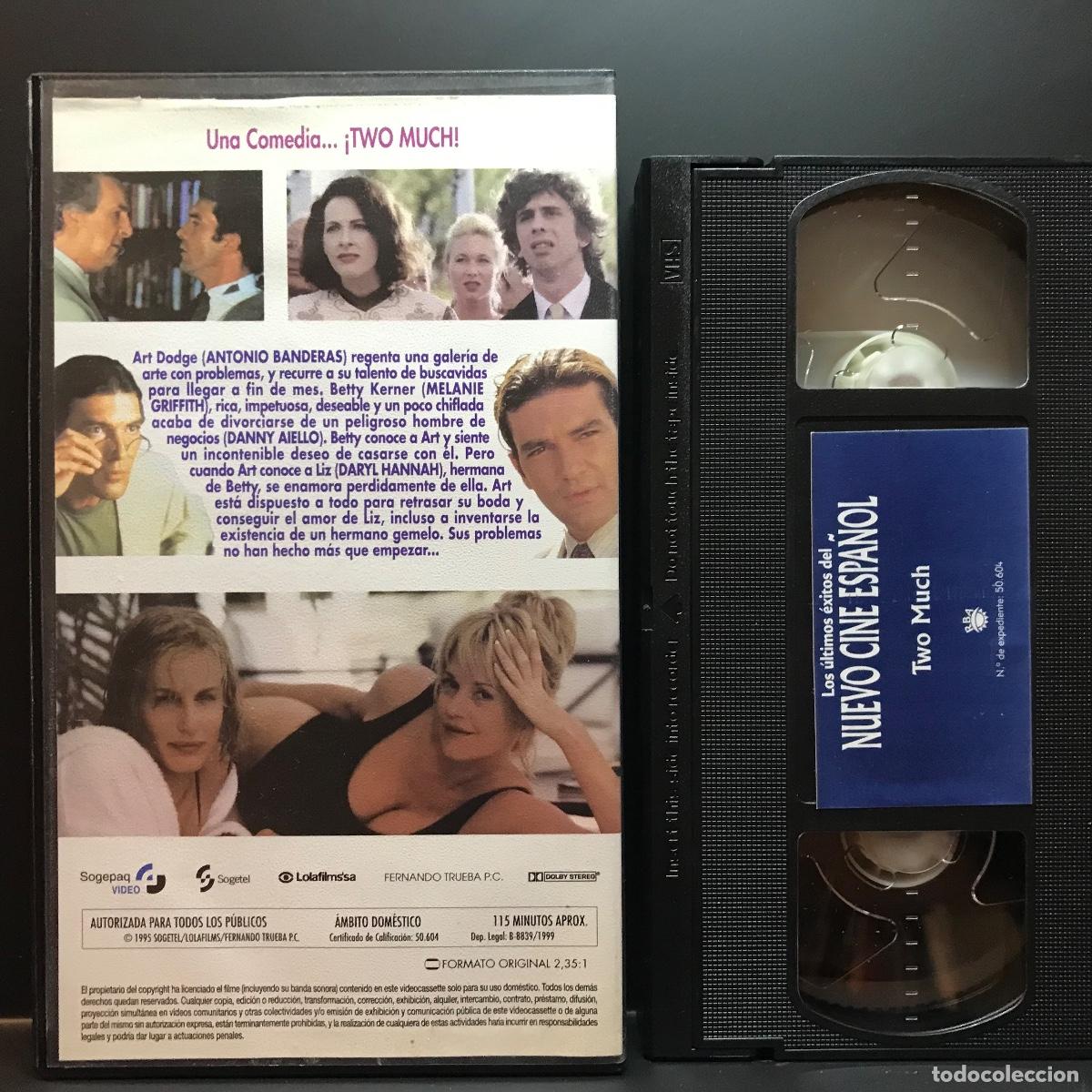 Cine: Fernando Trueba ● Two Much (1995) ● [VHS] - Foto 2