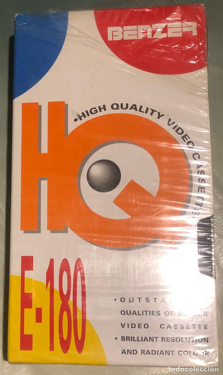 Cine: Cinta virgen VHS E-180. 3 horas. Marca Benzer. Fabricada en Jap&oacute;n. Nueva precintada.