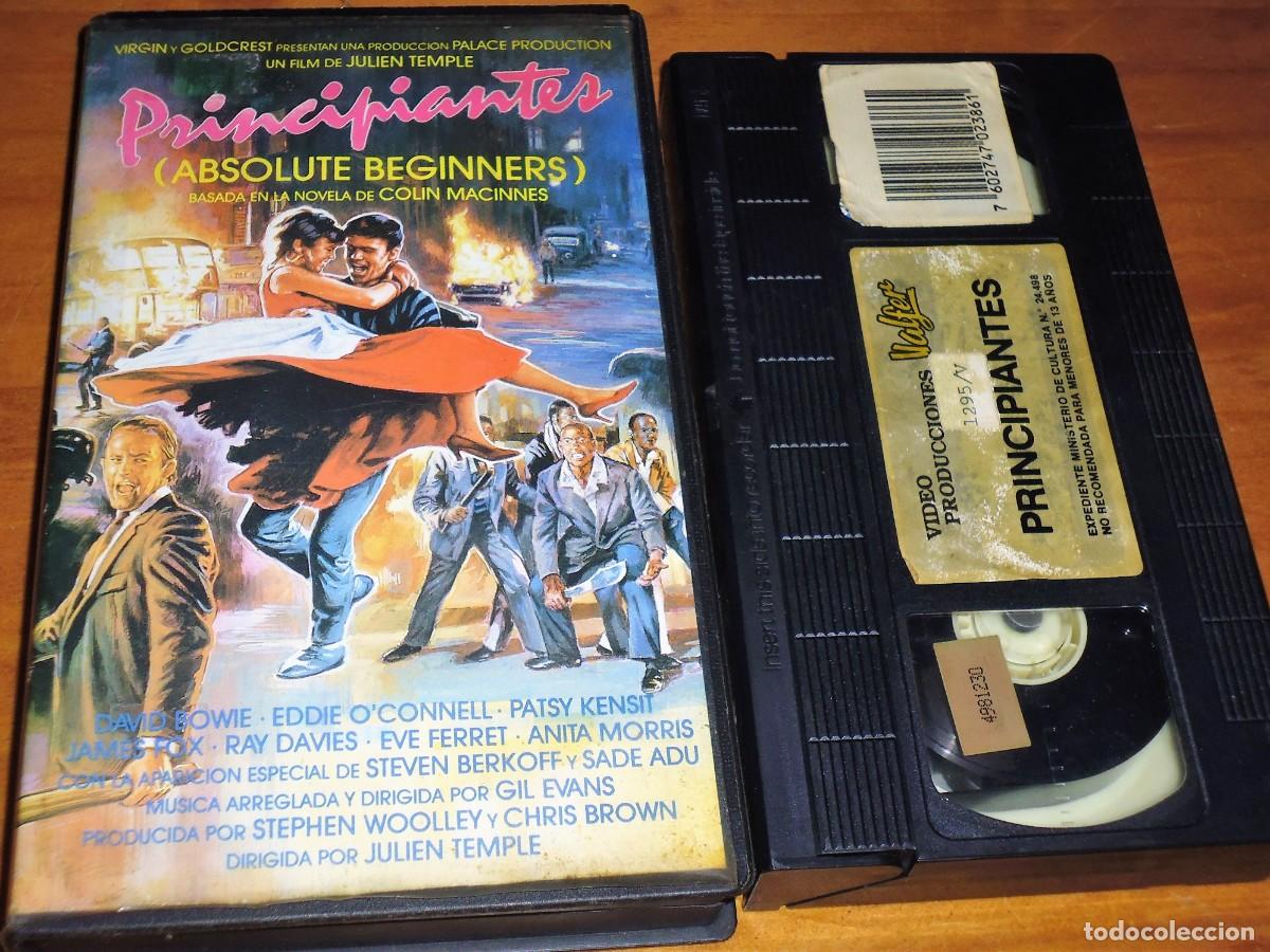 Cine: PRINCIPIANTES / ABSOLUTE BEGINNERS - DAVID BOWIE, EDDIE O&acute;CONNELL, PATSY KENSIT - VHS - Foto 1
