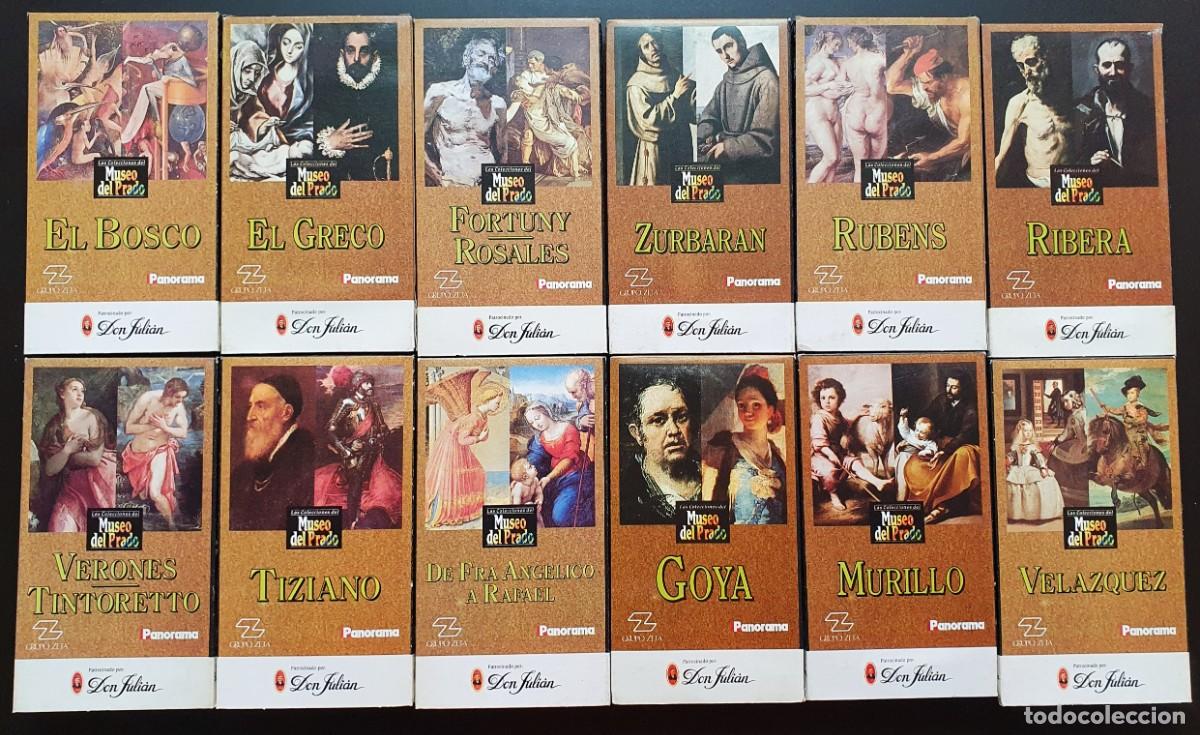 Cine: LAS COLECCIONES DEL MUSEO DE PRADO. PINTORES. MAS THYSSEN-BORNESMIZA Y VELAZQUEZ. 14 VHS.