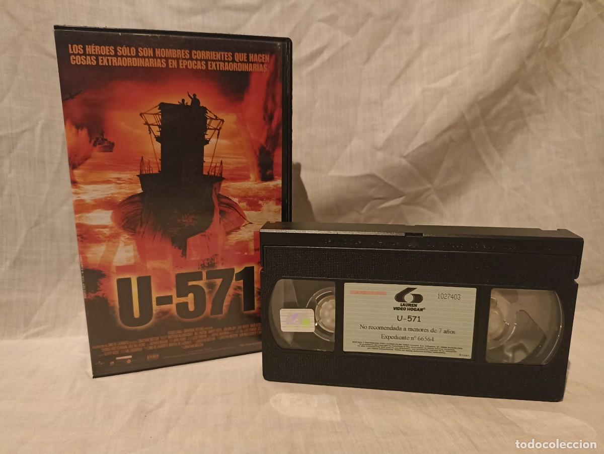 Kino: U-571, pel&iacute;cula en Vhs (III Reich Hitler- Nazi- Alemania) WWII 2001