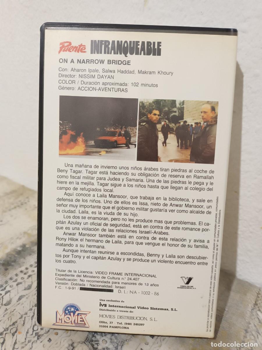 Cine: Pel&iacute;cula VHS puente infranqueable - Foto 3