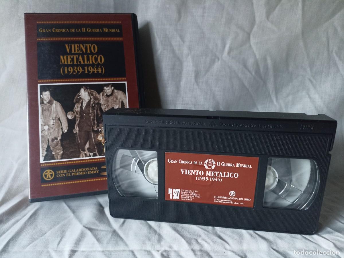 Cinema: Viento met&aacute;lico, documental VHS (III Reich Hitler- Nazi- Alemania) WWII de 1994