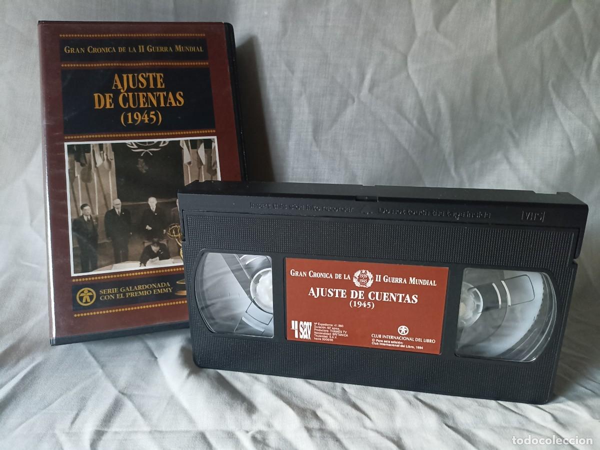 Cinema: Ajuste de cuentas, documental VHS (III Reich Hitler- Nazi- Alemania) WWII de 1994