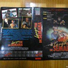 Cine: VHS SOLO CARÁTULA - LARGO FIN DE SEMANA