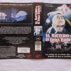 Cine: VHS SOLO CARÁTULA - EL MISTERIO DE LA DAMA BLANCA
