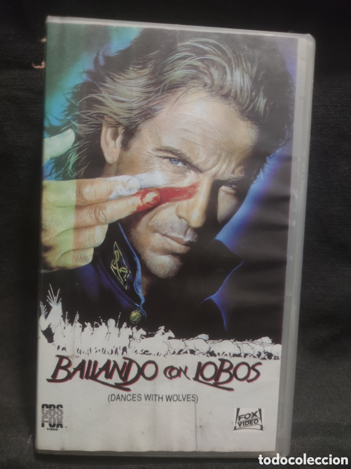 Cine: BAILANDO CON LOBOS (VHS) - Foto 1