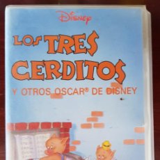 Cine: PELICULA VHS TAPE LOS TRES CERDITOS - DISNEY