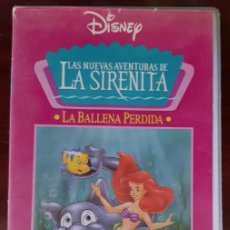 Cine: PELICULA VHS TAPE LAS NUEVAS AVENTURAS DE LA SIRENITA - LA BALLENA PERDIDA WALT