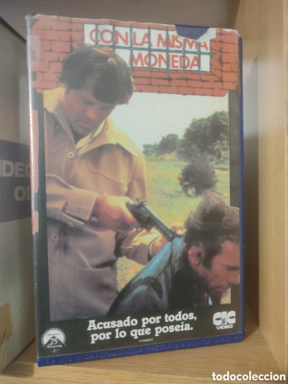 Cine: CON LA MISMA MONEDA (VHS) - Foto 1