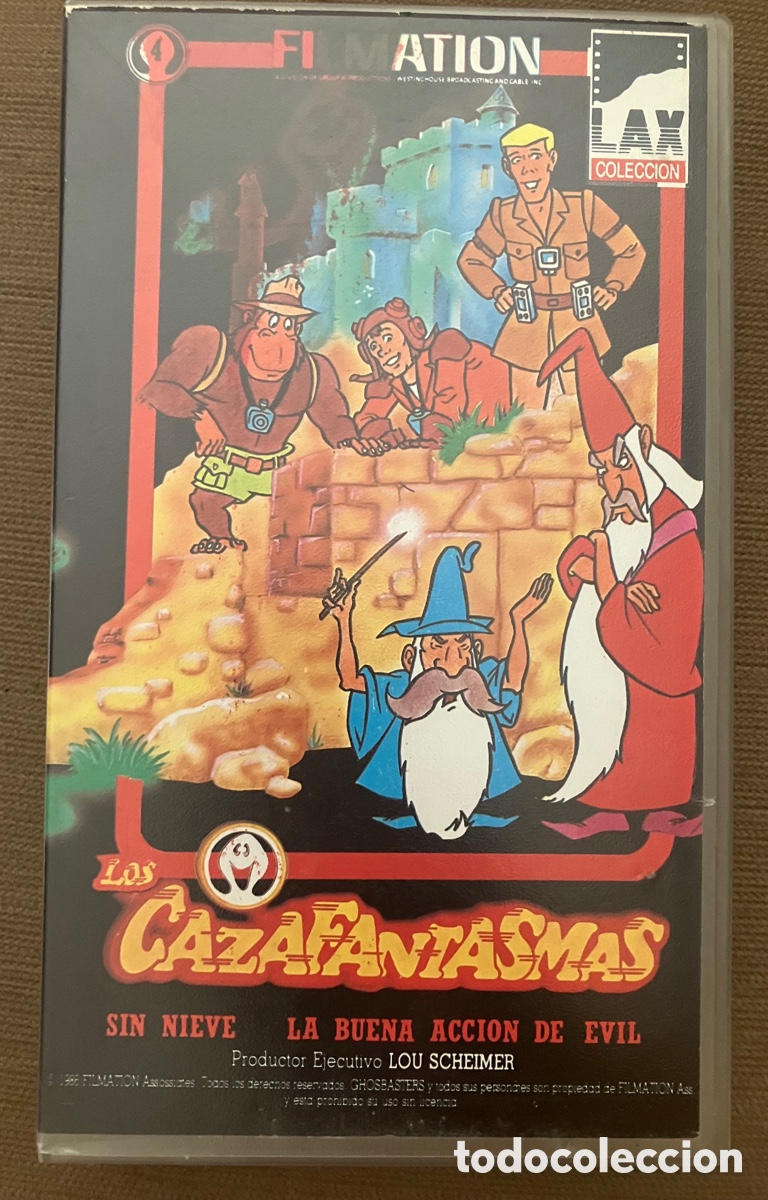 Cine: VHS CAZAFANTASMAS SERIE FILMATION