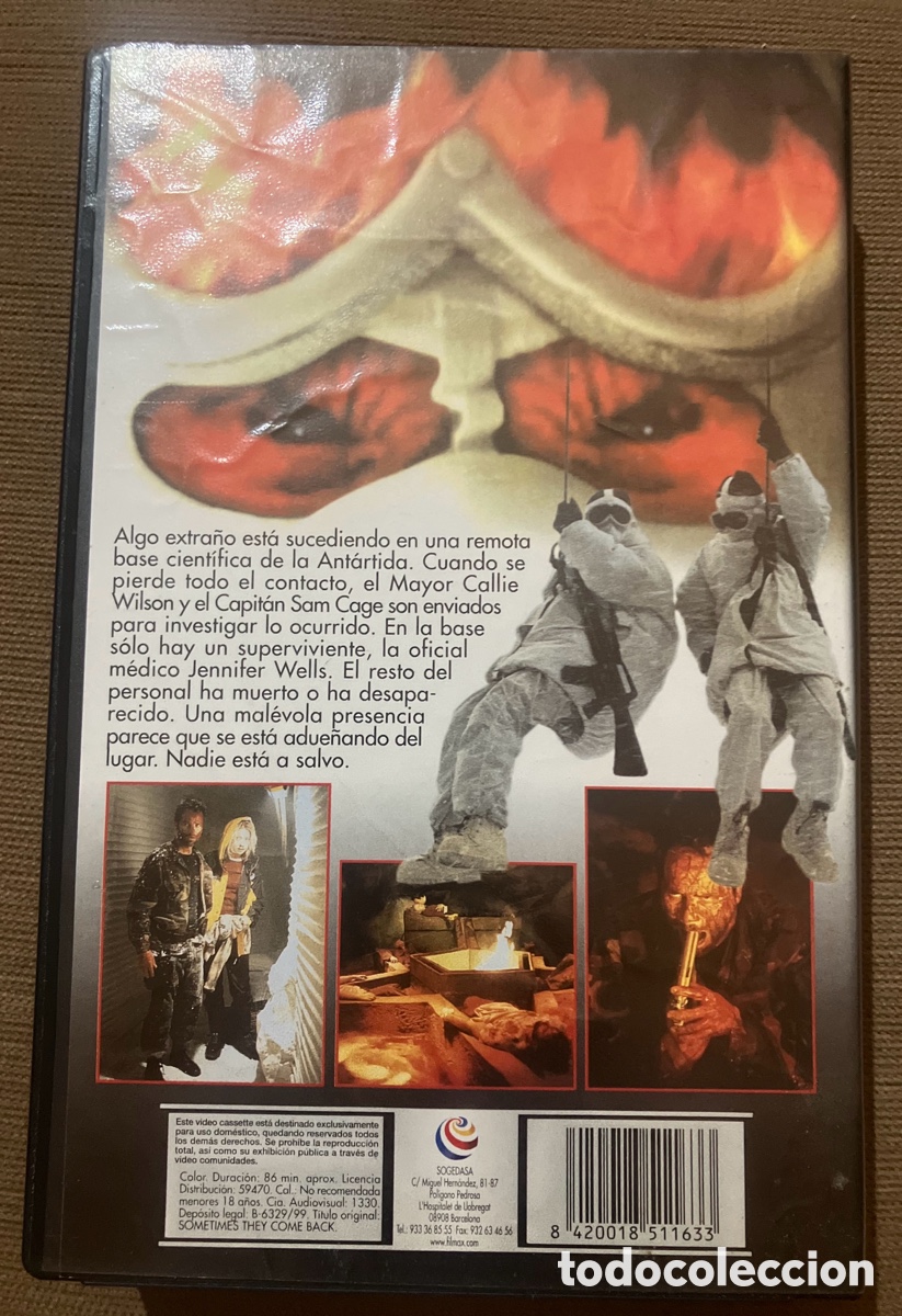 Cine: VHS INFIERNO BLANCO - Foto 2