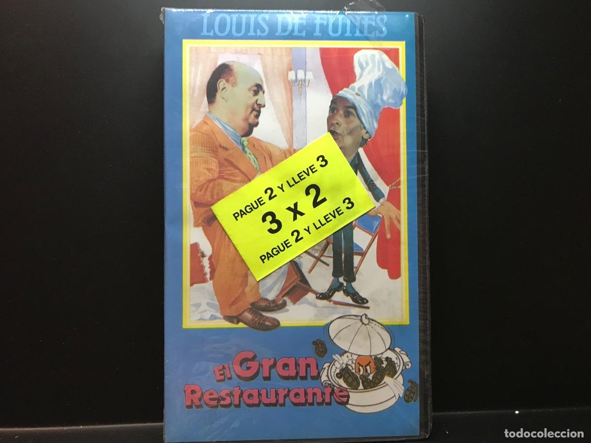 Cine: Jacques Besnard ● El gran restaurante (1966) ● [VHS] precintado