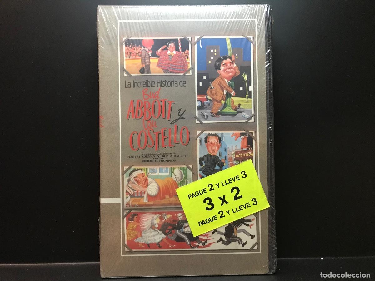 Cine: Robert C. Thompson ● La Incre&iacute;ble historia de Abbott & Costello (1978) ● [VHS] precintado (rare)