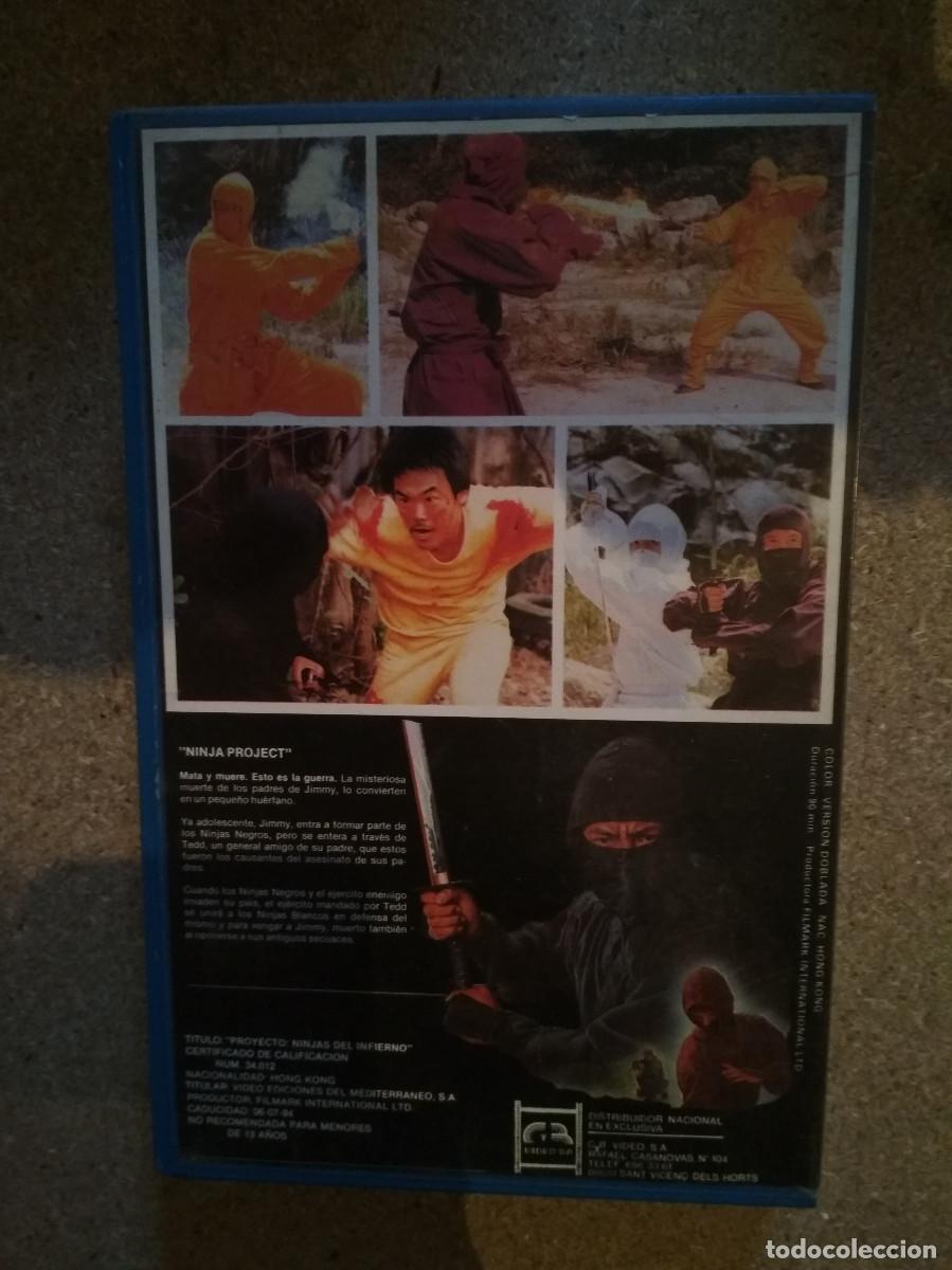 Cine: Proyecto: Ninjas del infierno VHS - Foto 2