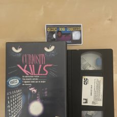 Cine: CURIOSITY KILLS VHS 1990 VIDEOCLUB CAJA GRANDE THOMAS HOWELL THRILLER