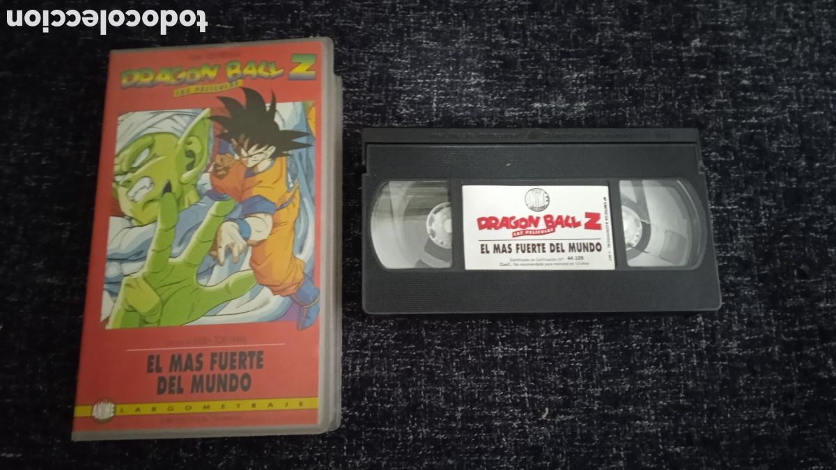 Cine: VHS DRAGON BALL Z- LAS PELICULAS VOL. 5 - EL MAS FUERTE DEL MUNDO