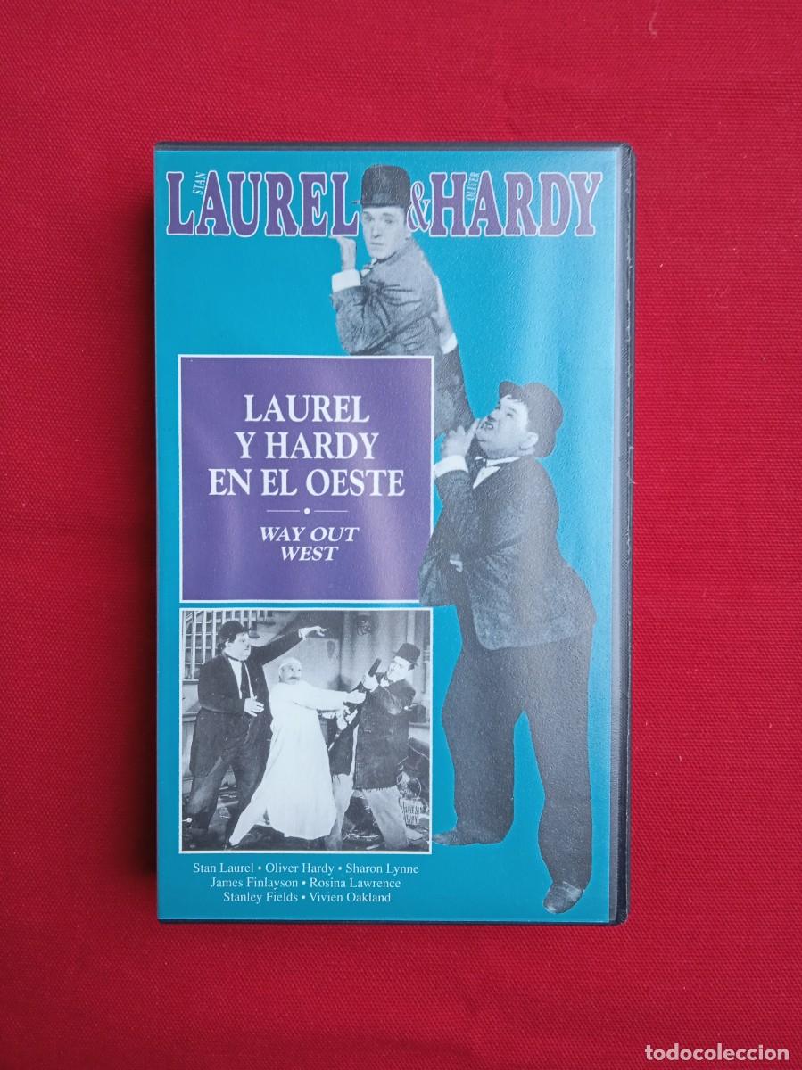 Cine: LAUREL & HARDY - EN EL OESTE - VHS - Foto 1