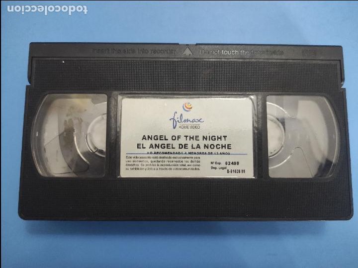 Cine: PELICULA VHS EL ANGEL DE LA NOCHE 1999 (SOLO PELICULA) VER DESCRIPCION