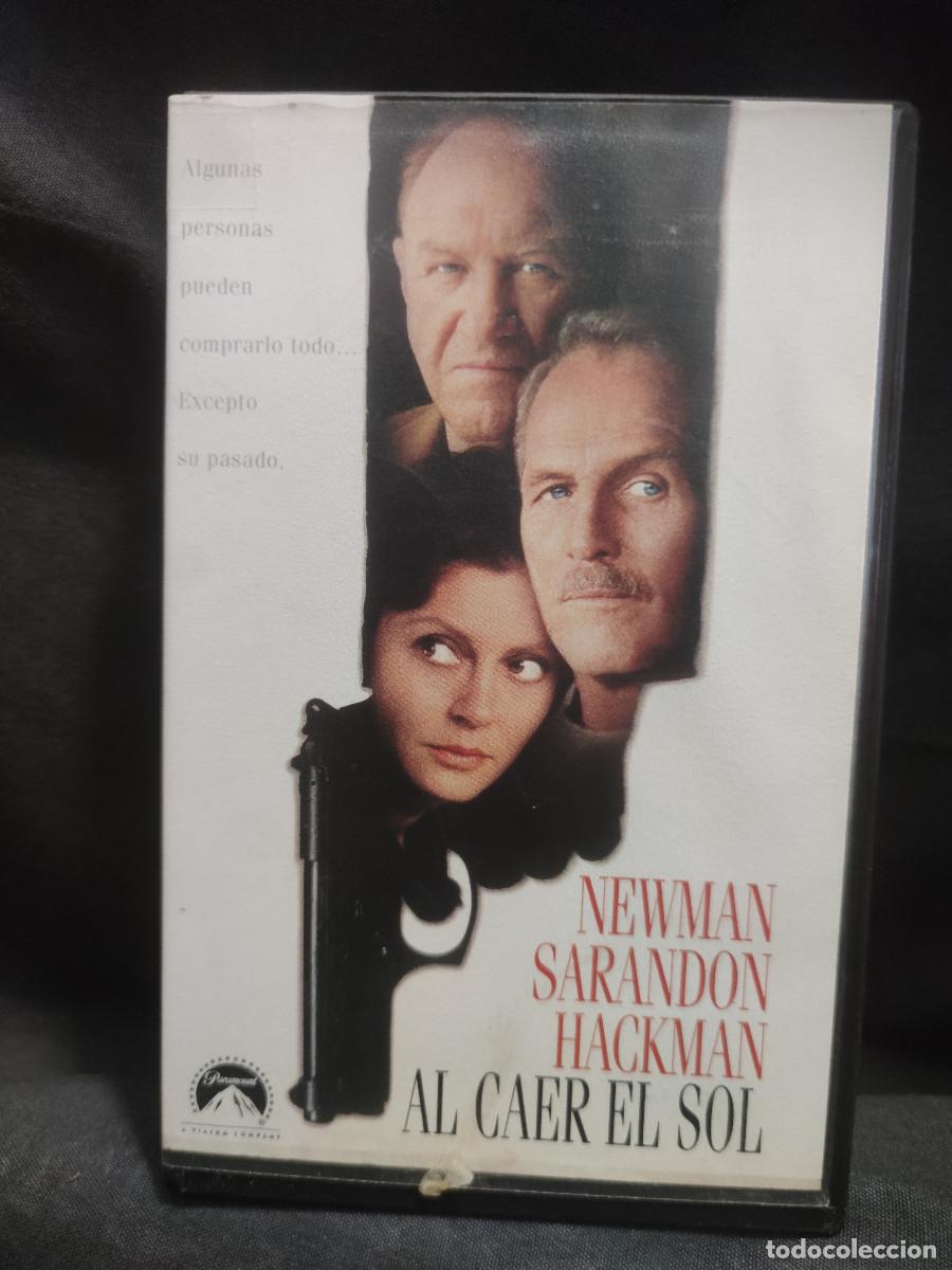 Cine: AL CAER EL SOL (VHS) - Foto 1