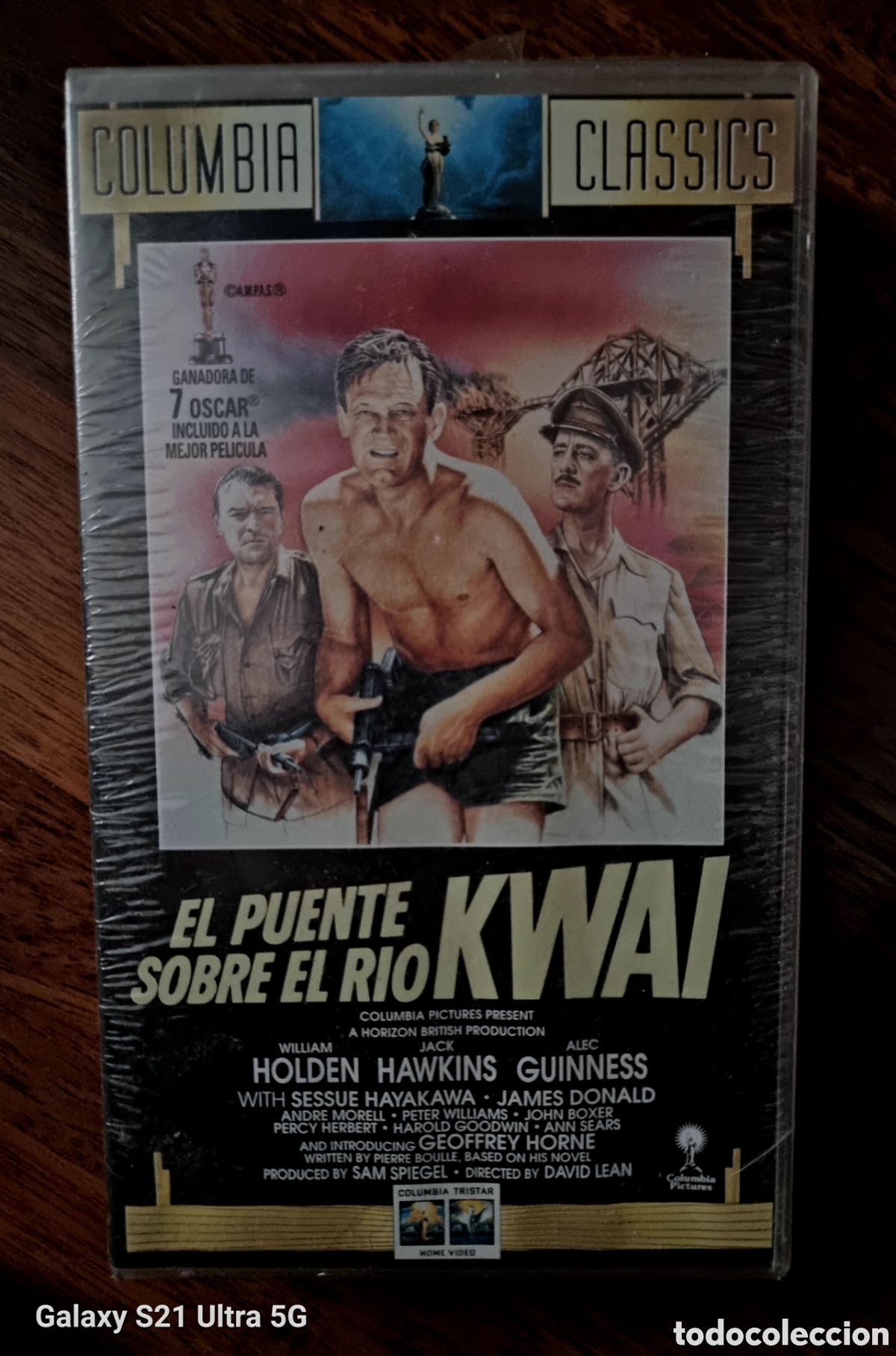 Cine: El puente sobre el r&iacute;o Kwai VHS NUEVO.PRECINTADO. Colombia pictures