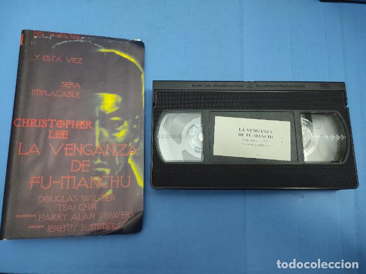 Cine: PELICULA VHS LA VENGANZA DE FU-MANCHU A&Ntilde;O 19?? (SOLO CINTA Y CARATULA) VER DESCRIPCION