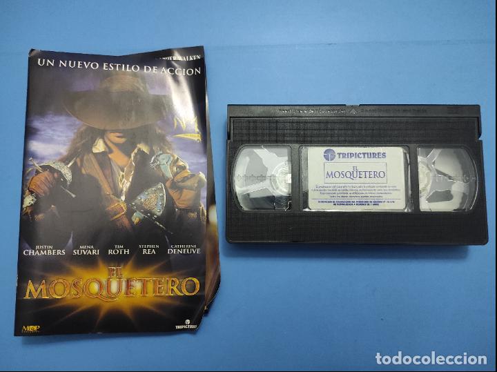 Cine: PELICULA VHS EL MOSQUETERO A&Ntilde;O 2002 (SOLO CINTA Y CARATULA) VER DESCRIPCION