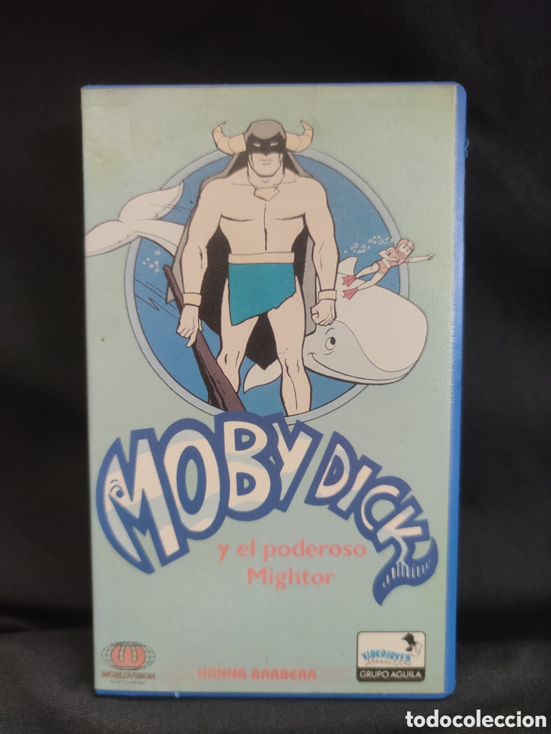 Cine: MOBY DICK Y EL PODEROSO M (VHS) - Foto 1