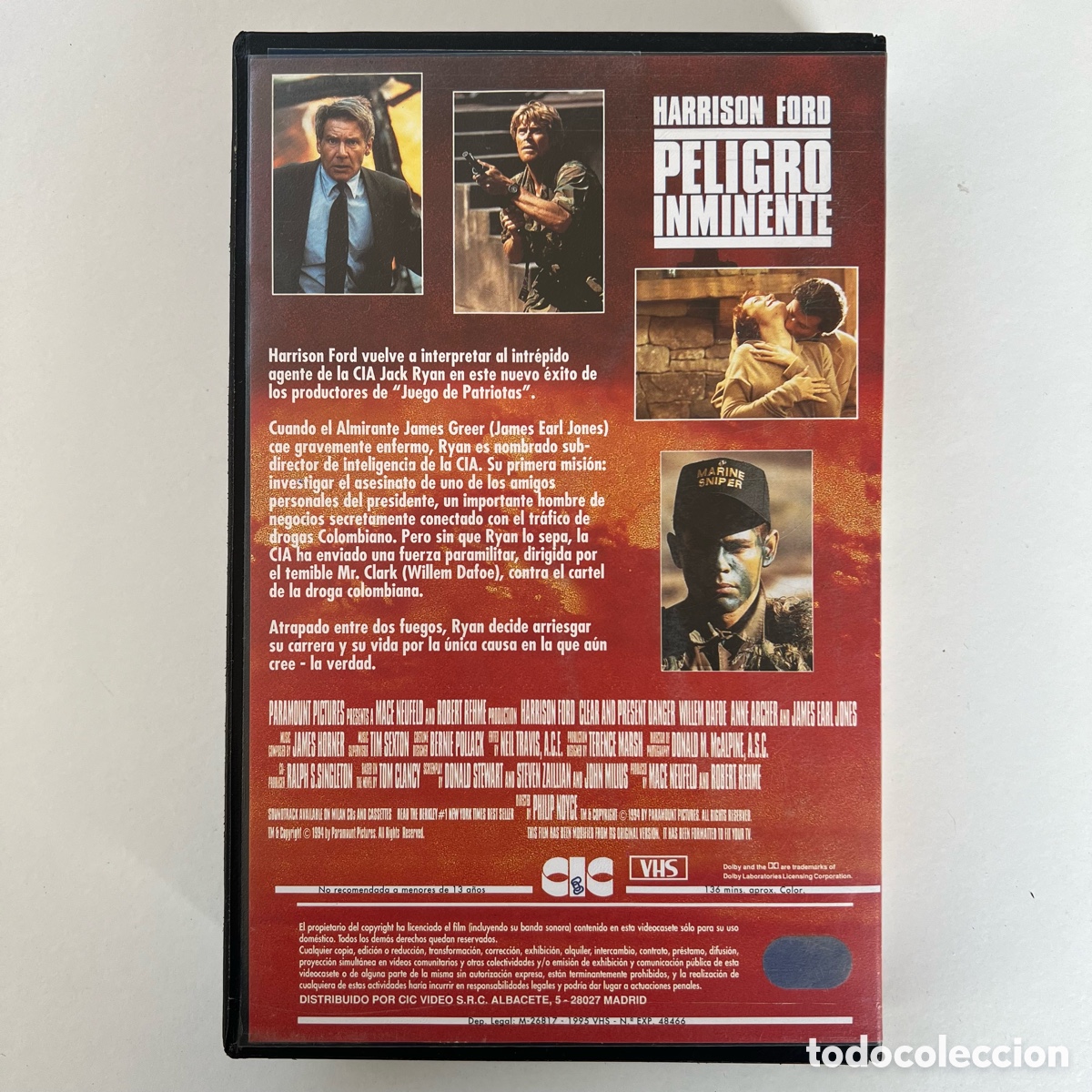Cine: Peligro inminente vhs - Foto 3
