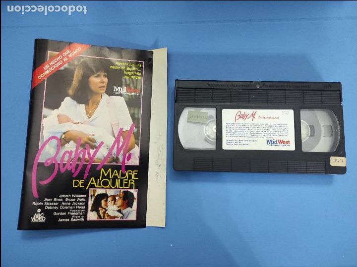Kino: PELICULA VHS BABY M. MADRE DE ALQUILER A&Ntilde;O 1988 (SOLO CINTA Y CARATULA) VER DESCRIPCION