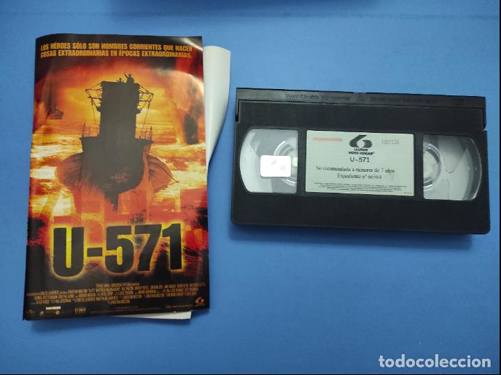 Cine: PELICULA VHS U-571 A&Ntilde;O 2001 (SOLO CINTA Y CARATULA) VER DESCRIPCION