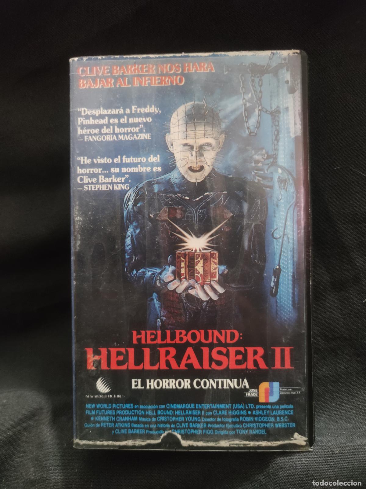 Cine: HELLRAISER II (VHS). - Foto 1