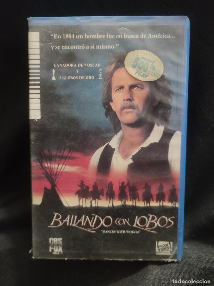 Cine: BAILANDO CON LOBOS (VHS) - Foto 1