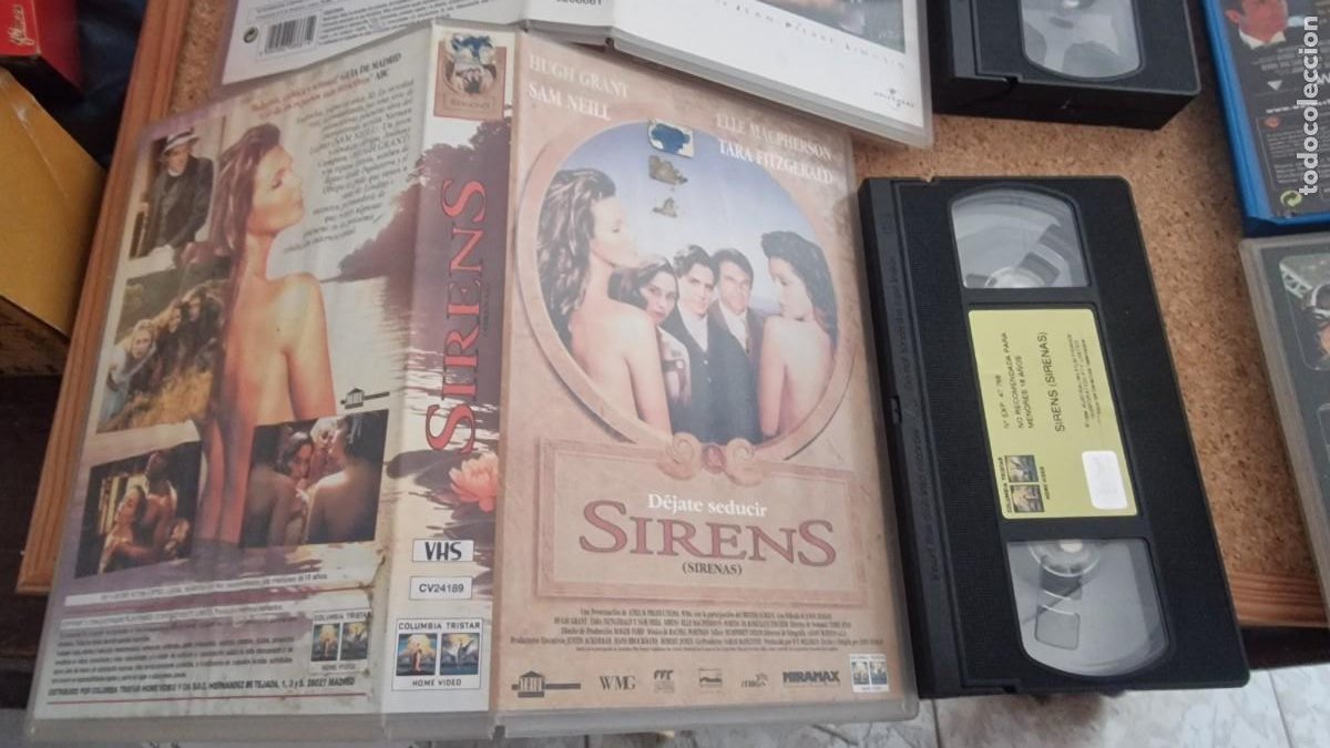 vhs - sirens - hugh grant , elle macpherson - 1 - Acheter Films de cinéma  VHS sur todocoleccion