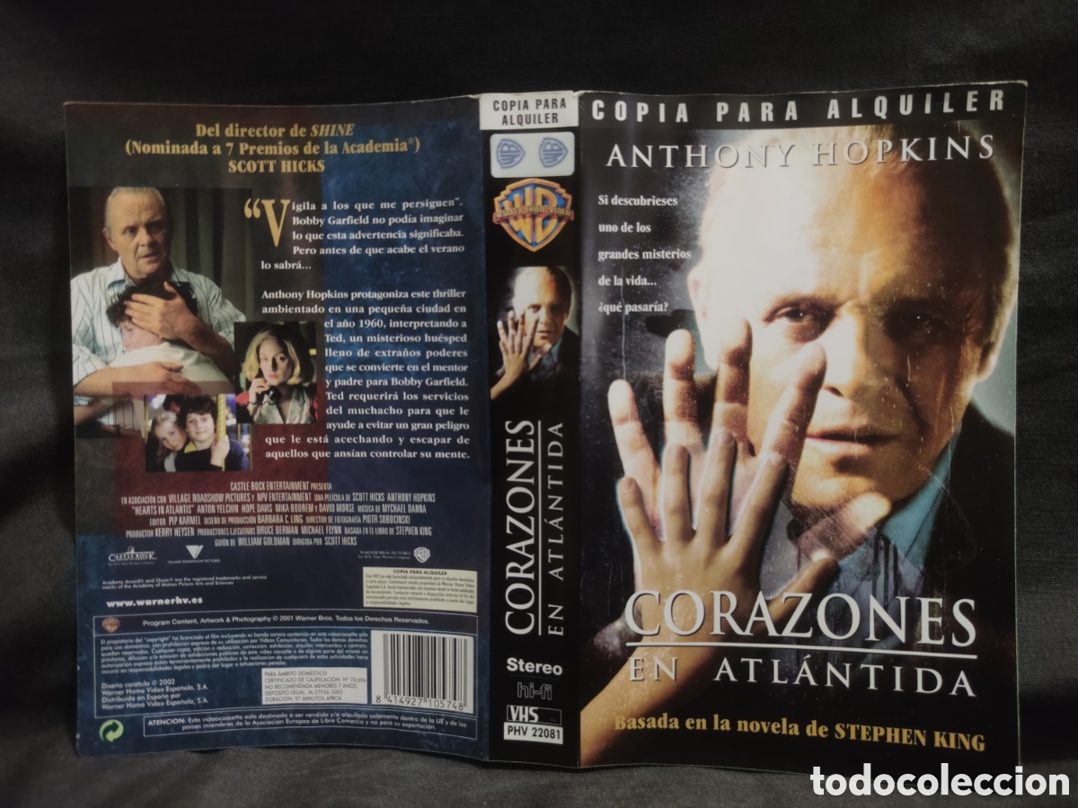 Cine: CORAZONES EN LA ANT&Aacute;RTIDA - SOLO CARATULA VHS -
